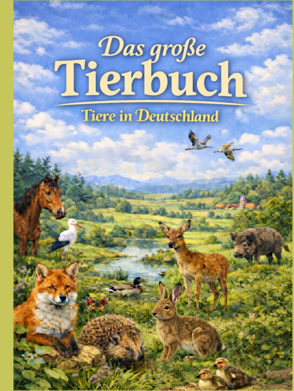 Das große Tierbuch: Tiere in Deutschland