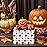 ASKETAM Large Halloween Basket Gift Personality Pumpkin Ghost Parties Decor Kid Trick or Treat Basket for Boys and Girls Rectangular Storage Bin Box (Pumpkin Bat)