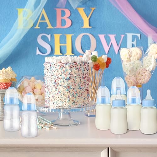 Miniatura 4 de Juego de 30 botellas de regalo para baby shower, juego de bebida, mini botellas de regalo para revelación de género, suministros de fiesta