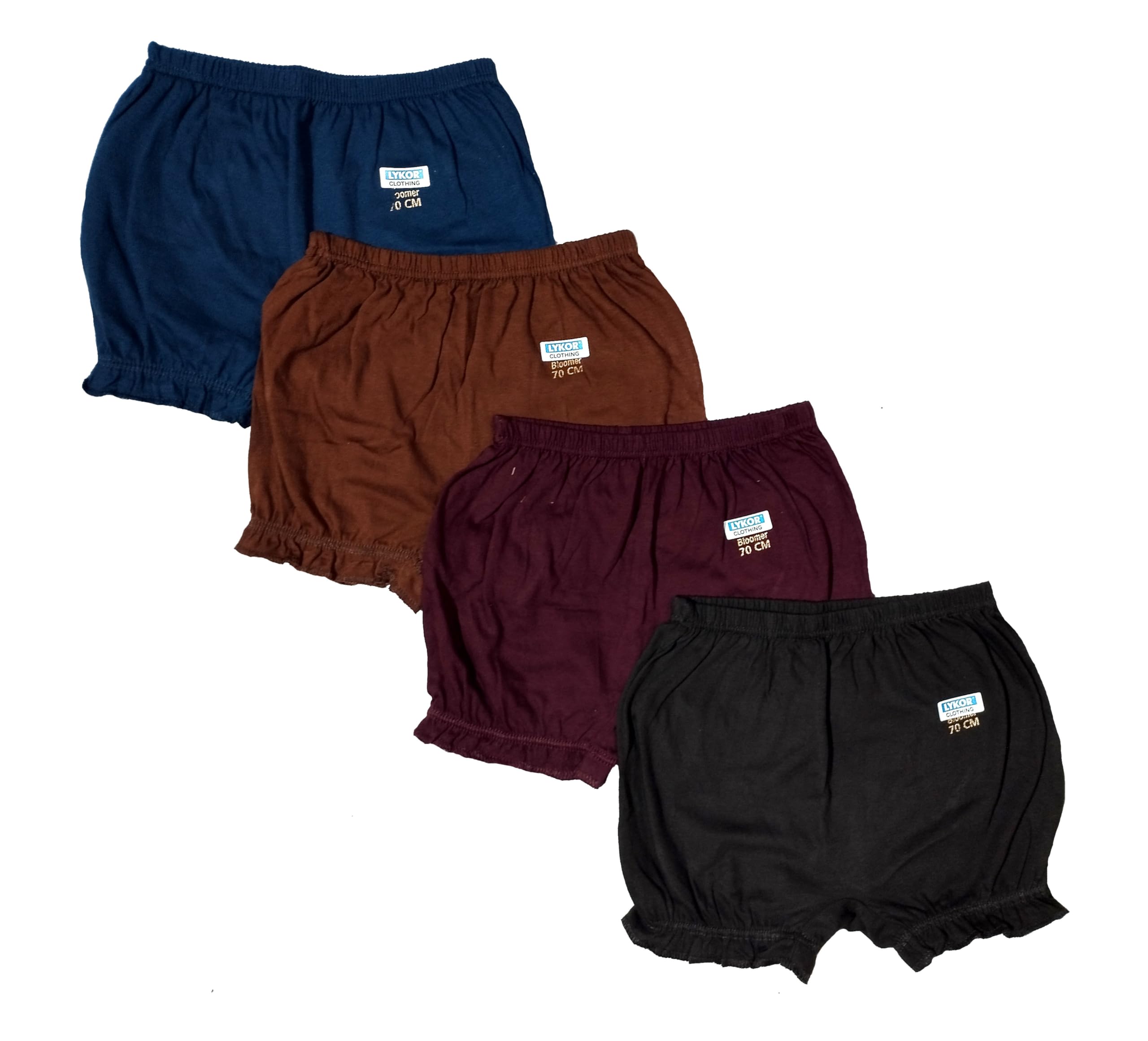 lykor Bloomer Plain Women's 100% Pure Cotton Bloomer - Soft, Comfortable, and Skin-Friendly(Pack of 4)(Color mayvary)-picture-41