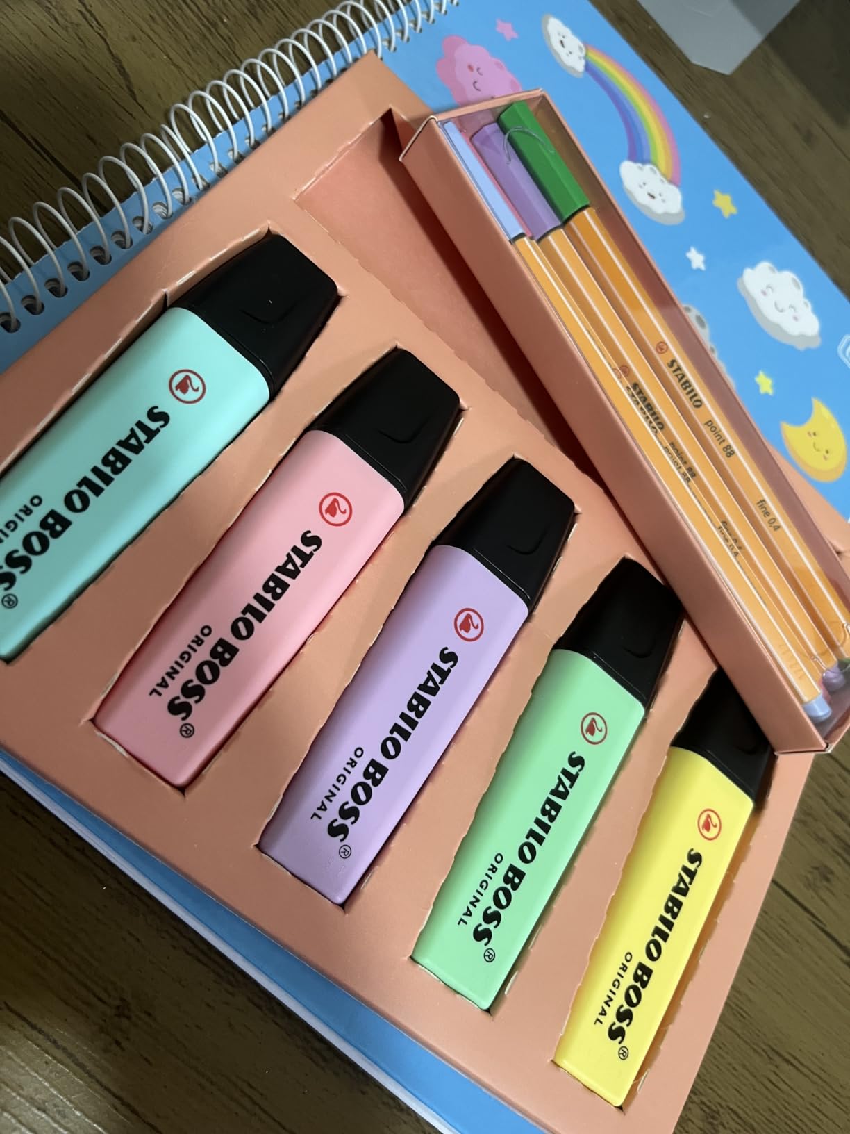 Visão das cores Pentel Energel