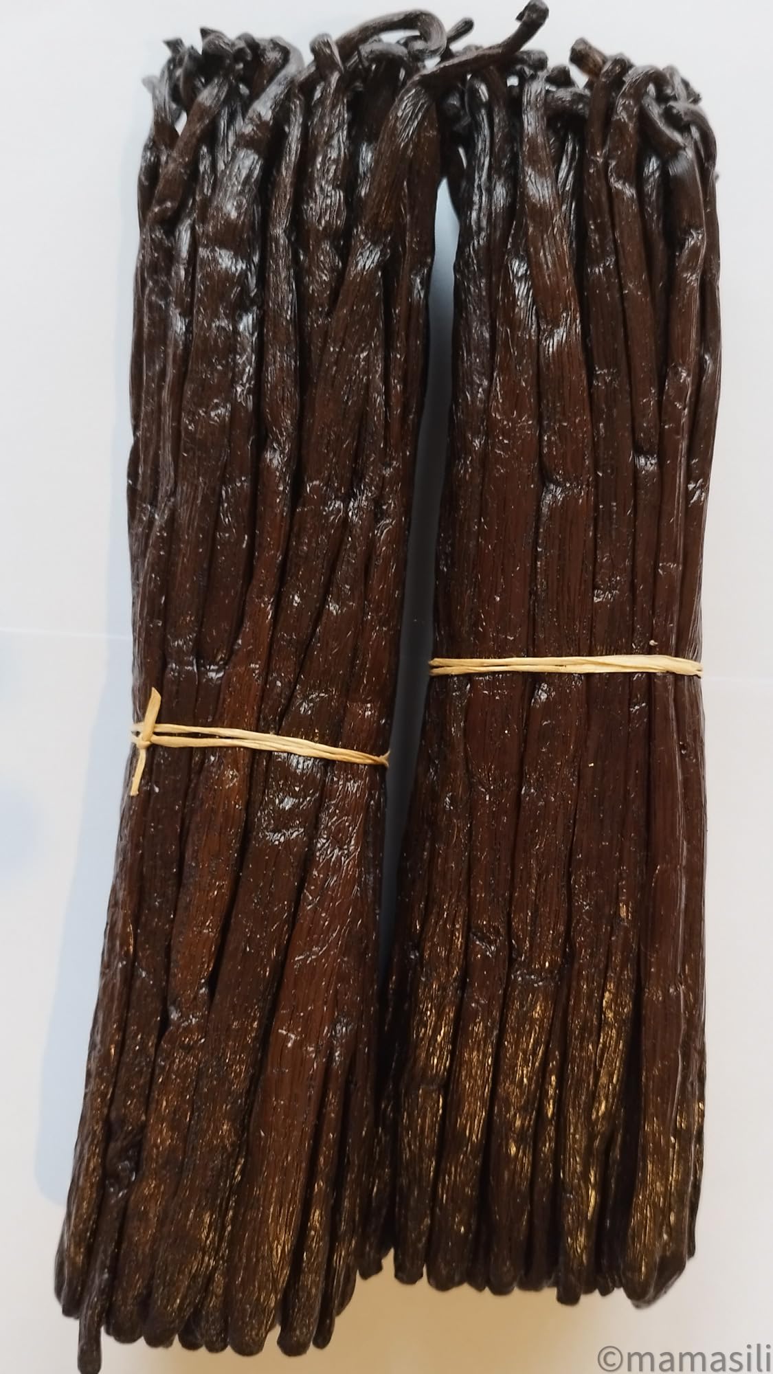 Baccelli di Vaniglia Gourmet extra da 20 cm, raccolti in Madagascar 100grammi (22 baccelli)