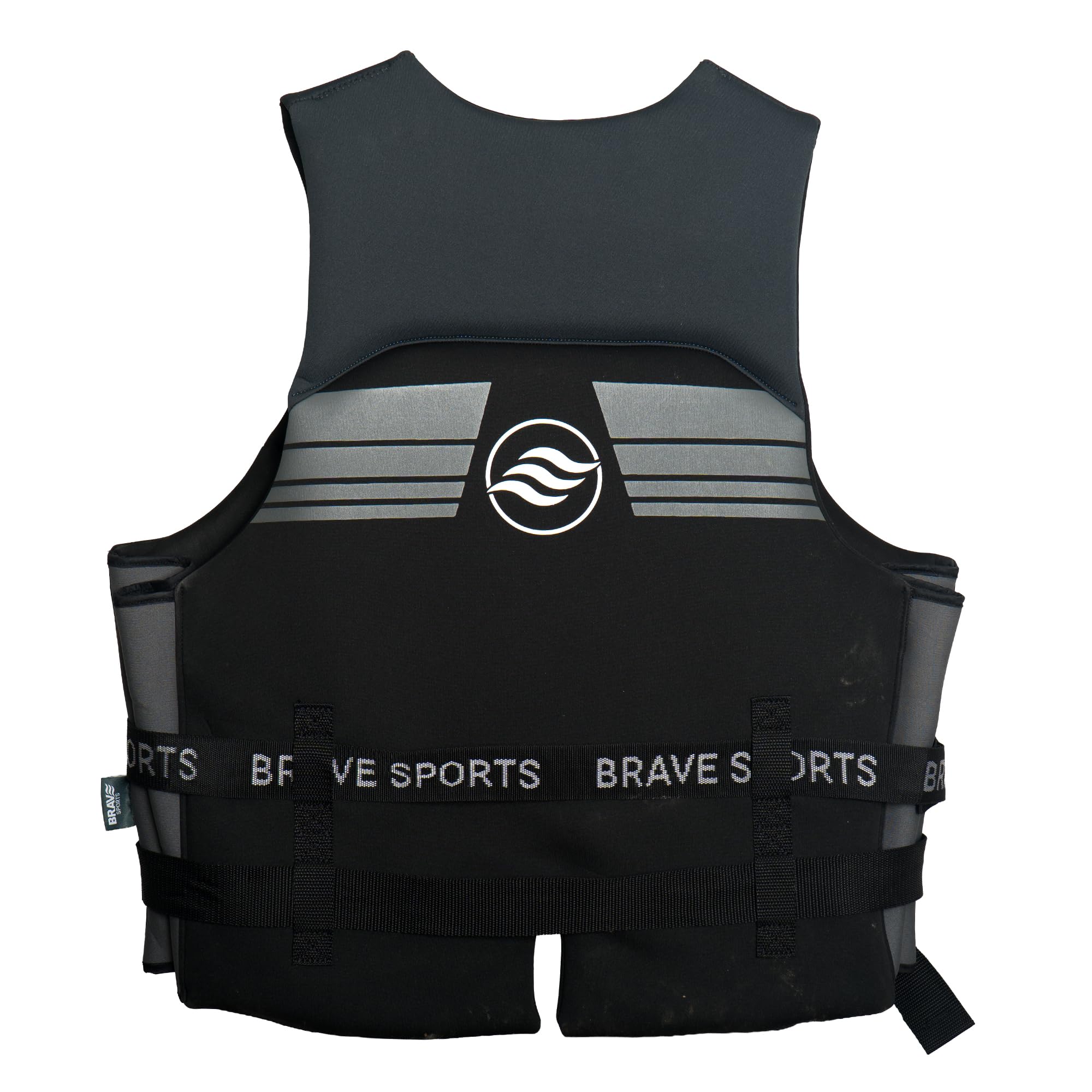 Auftriebsweste 50N Herren – Schwimmweste für Jet Ski, Wakeboard, SUP & Kajak – SBR-Neopren mit EPE-Schaum – Frontreißverschluss, 2 verstellbare Gurte & D-Ring