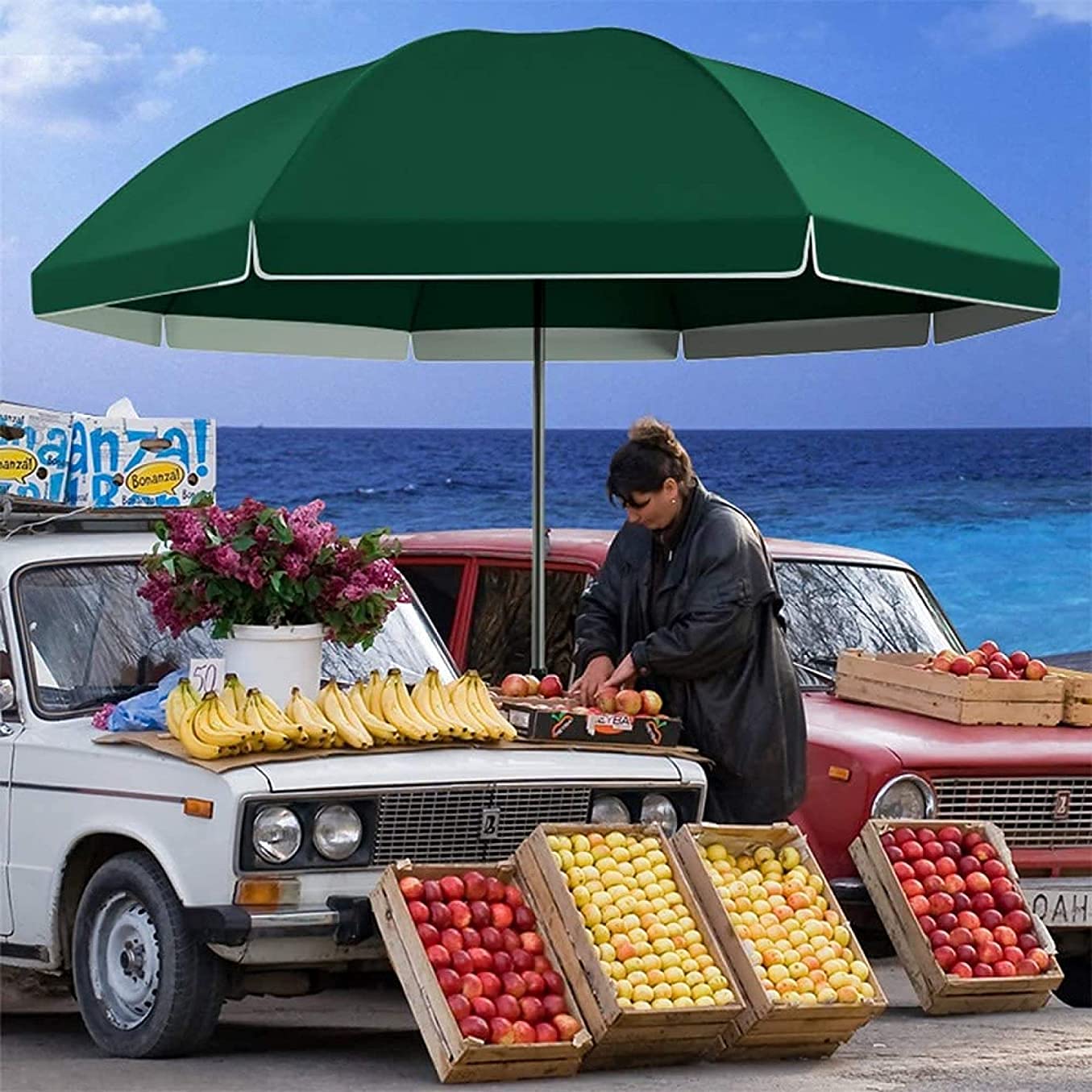 advertising patio umbrellas Pkfinrd Rainproof and Sunshade Two-in-One Parasol for Sunshade Umbrella Garden Parasol Large Commercial Umbrella (Color : Color, Size : Size) : Patio, Lawn & Garden repellant properties Moman H2 Bluetooth Motorcycle code13_25116GW***A9C Pad Size:30mm