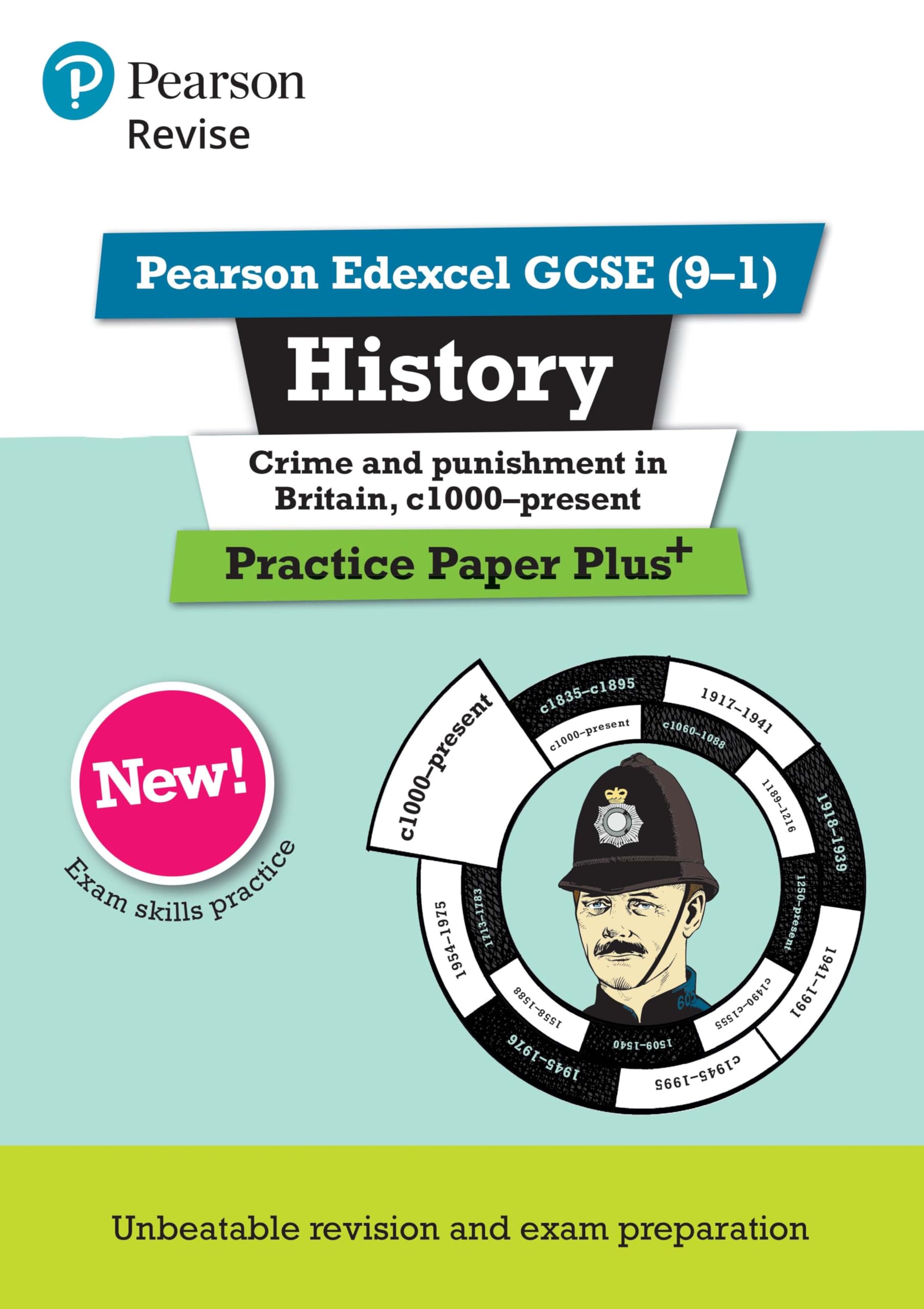 Pearson REVISE Edexcel GCSE History Crime and Punishment in Britain, c1000-Present Practice Paper Plus incl. online revision - for 2026, 2027 exams