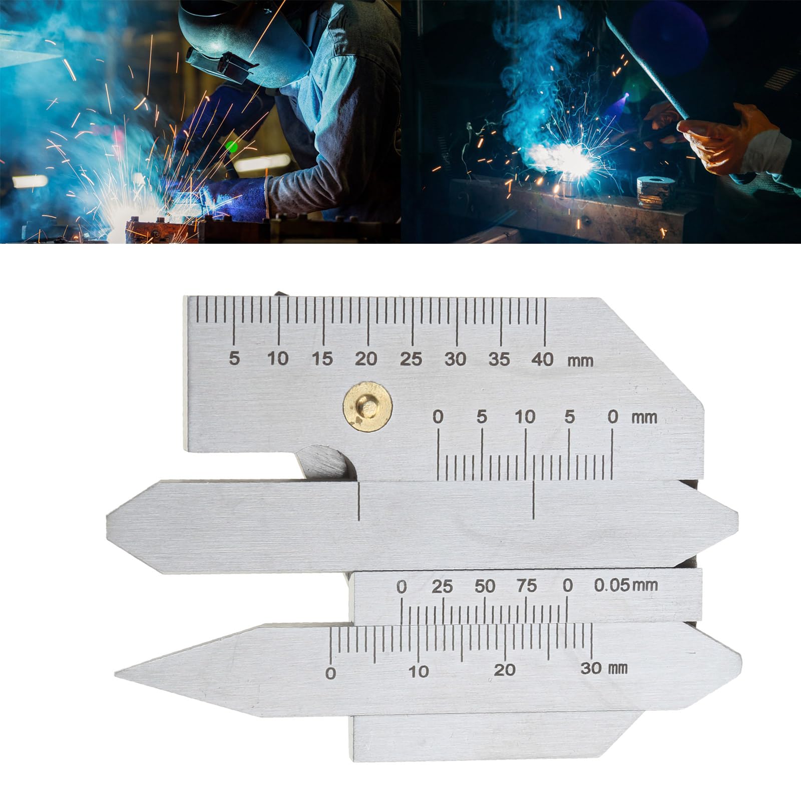Schweißnaht Lehre Aus Edelstahl - Inspektionslineal 0-75mm