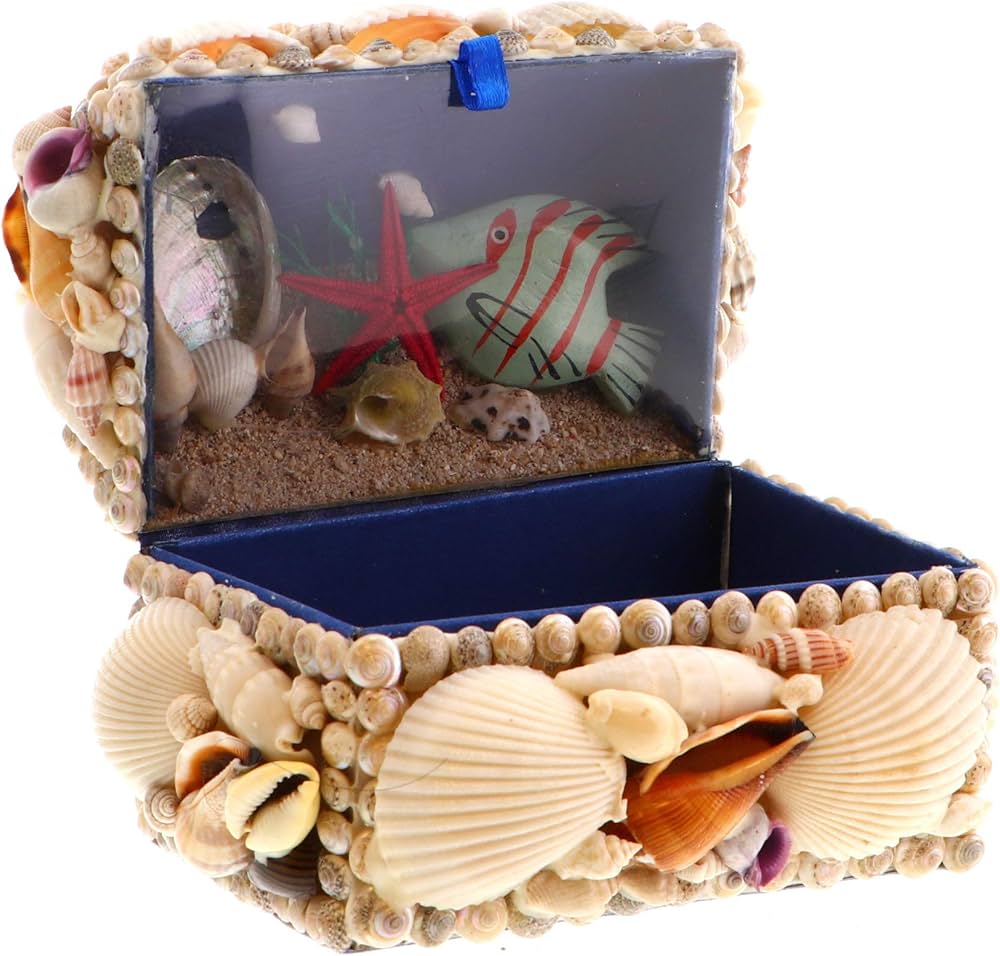 Amazon.co.jp: Li'Shay 貝殻の宝箱 海の風景 LSJB0094IN : ホーム
