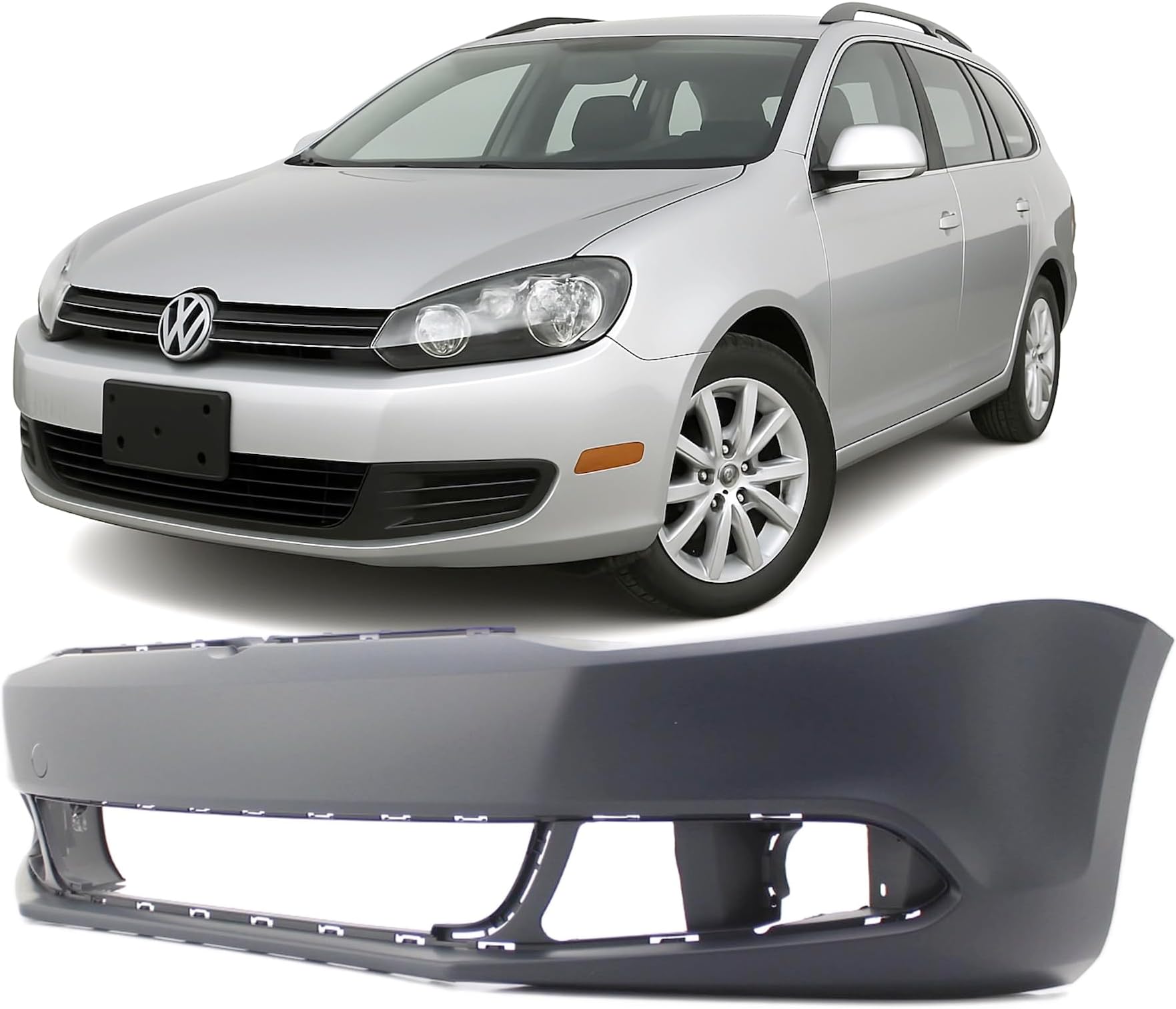 FitParts Compatible with Volkswagen Jetta 2011–2014 Front Bumper Cover