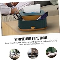 Vista 6 de Alipis Caja de pañuelos de almacenamiento multifuncional Contenedores prácticos para decoración del hogar