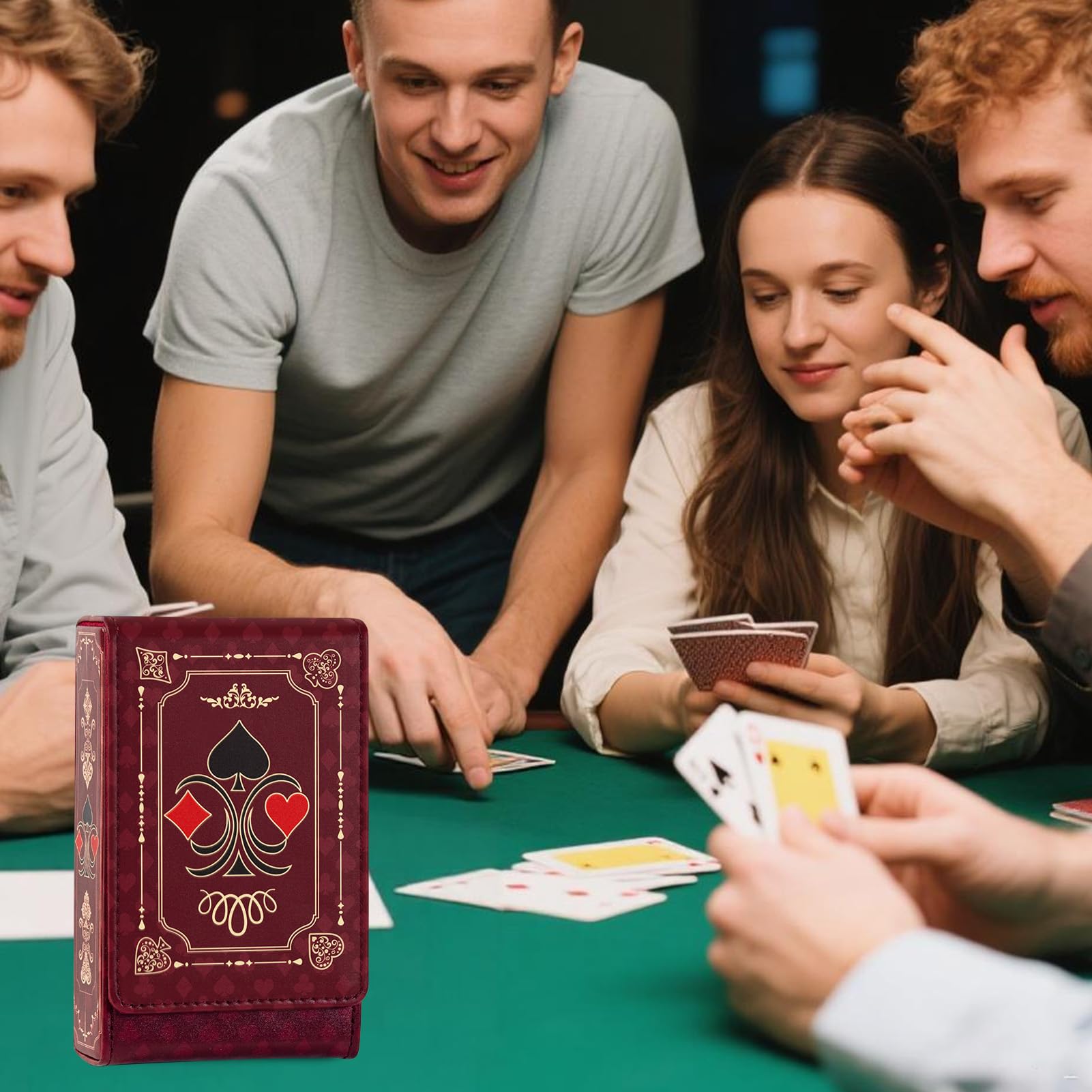 Leather Playing Card Box - Protect Your Cards -5