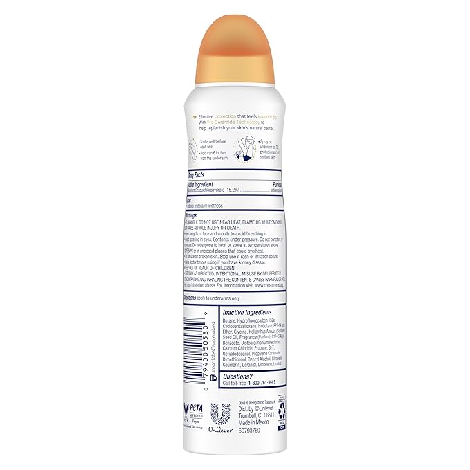 Dove Advanced Care Antitranspirante en Spray Durazno y Té de Manzanilla 3 unidades miniatura 2