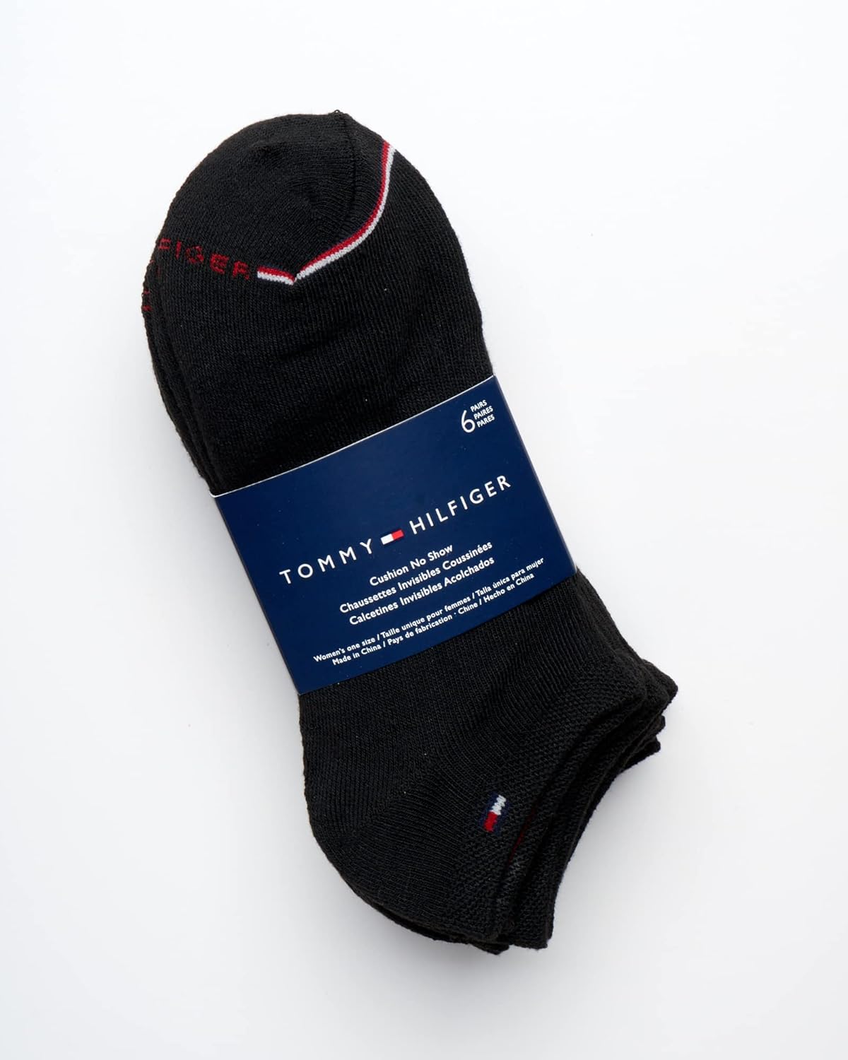 Tommy Hilfiger Womens No Show Socks - 6 Pack Cotton Blend Cushioned Low Cut Socks for Women for Sneakers and Loafers - Image 3