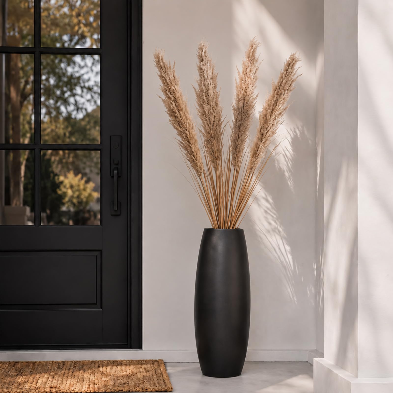Photo 1 of Wavwavw 4ft Artificial Pampas Grass Decor (4 Stems)