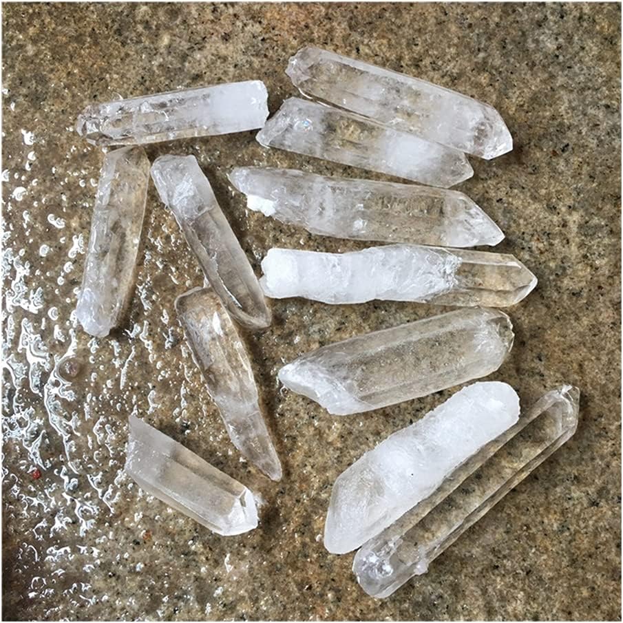 FFIME ナチュラル ホワイト クリアクォーツ クリスタル ポイント ターミネーション ワンド 標本 装飾用コレクション用 ストー