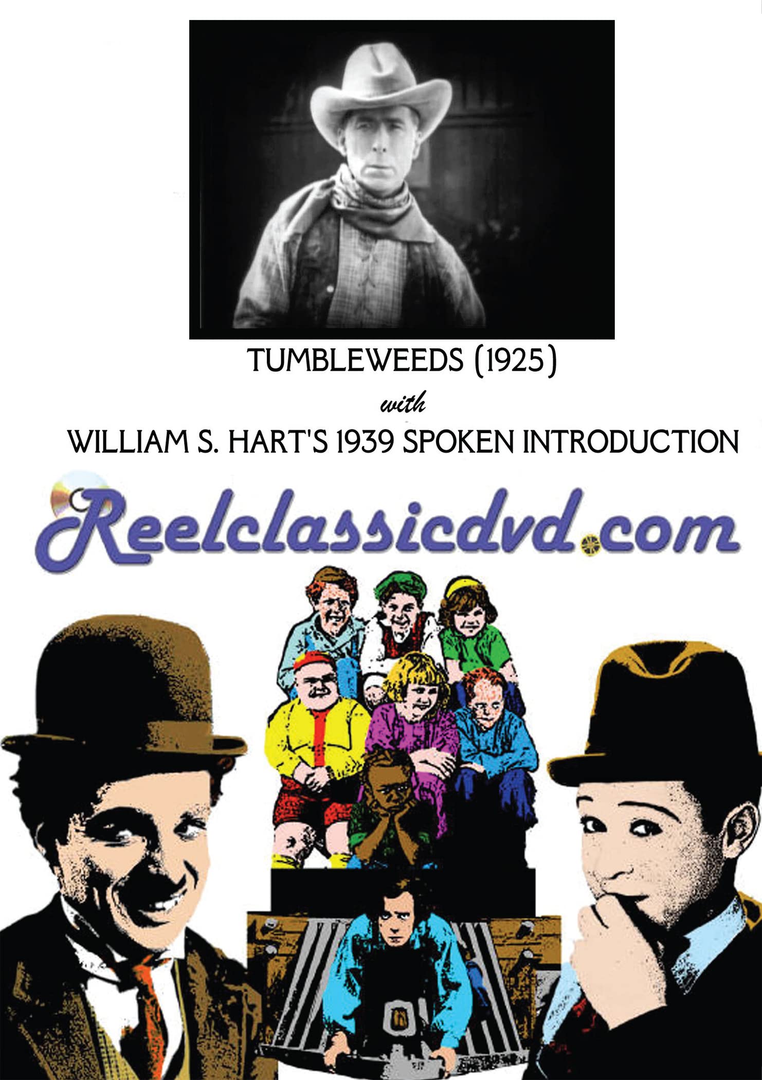 Película Tumbleweeds 1925 en DVD de William S. Hart para tardes de cine clásico en casa