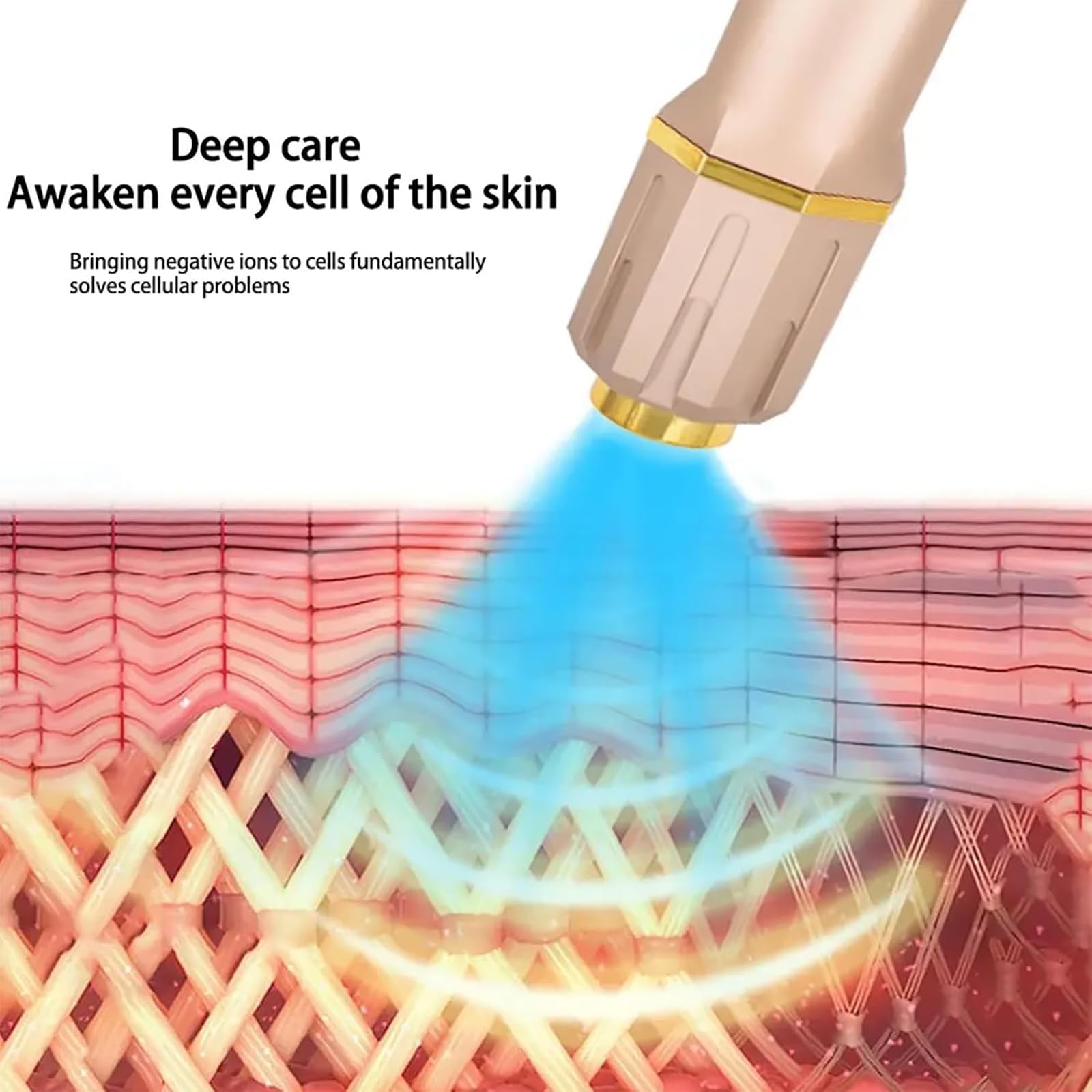 Terahertz Appareil thérapeutique 800 W 6 modes 3 niveaux réglables pour activation cellulaire et auto-guérison