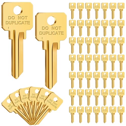 50 Pcs Do Not Duplicate Key Blanks Metal Key Replacements