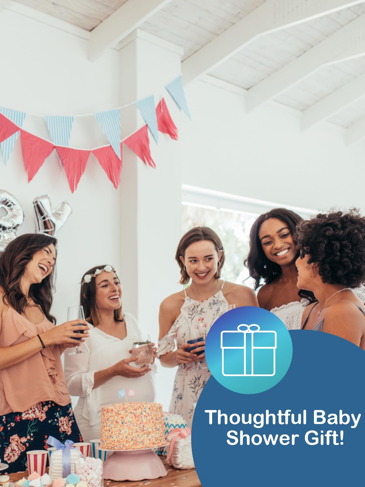 Organizador de pañales colgantes para cuna/playpen/basinet - Hold 80+ Diapers - 4 bolsillos profundos - H19 pulgadas x L15 in cambiante soporte para diapasón de mesa - Colgador de pañales