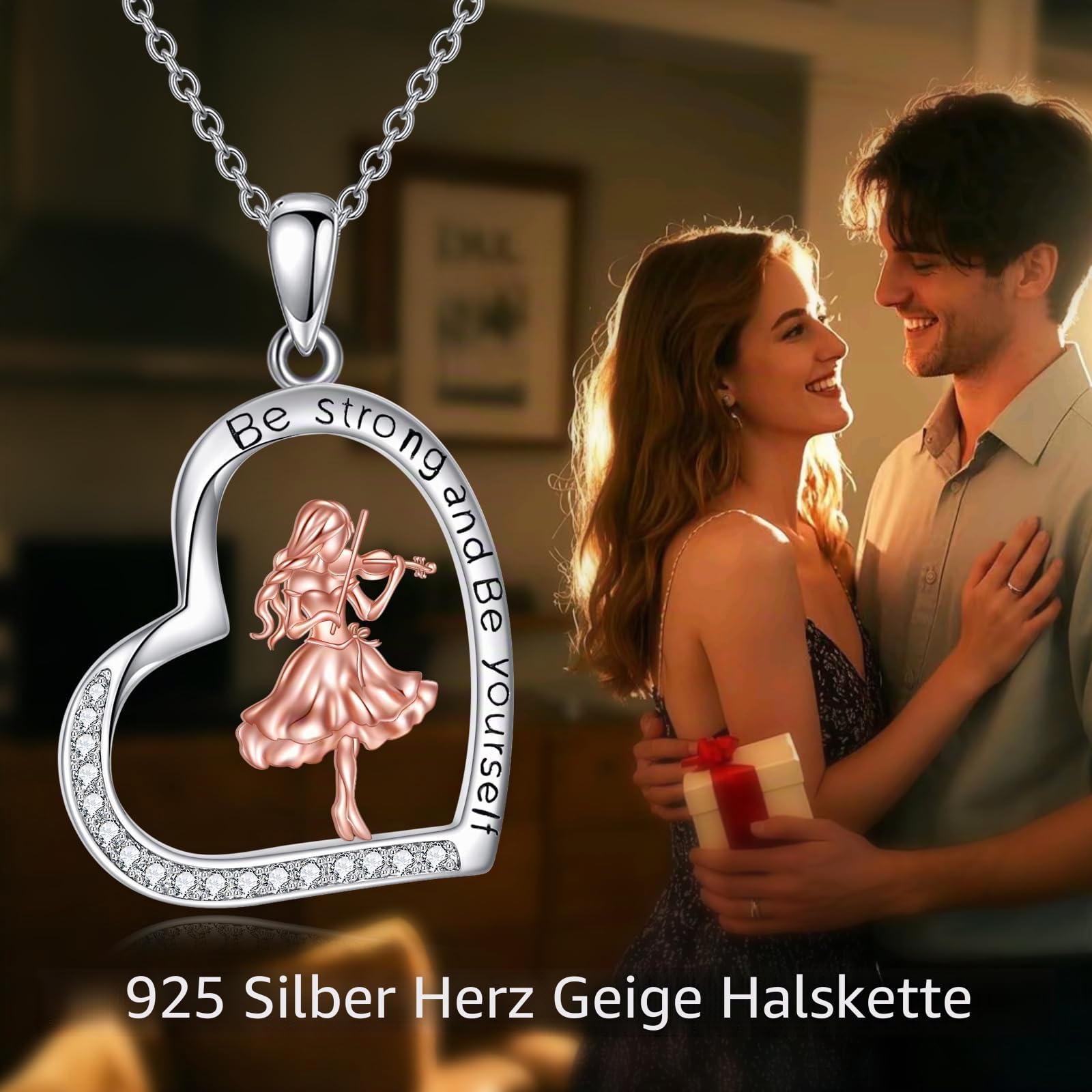 YFN Sport Halskette Sterling Silber Herz Anhänger Sport Hobbys Schmuck | Muttertag Weihnachten New Year Geburtstag Geschenke für Damen Oma Mama Tochter