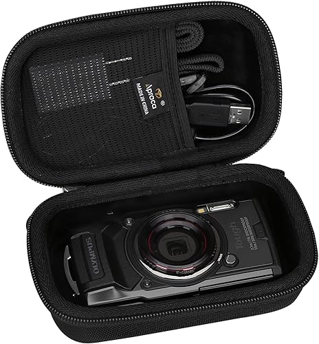 Miniatura 2 de Aproca Estuche de viaje de almacenamiento duro, para cámara impermeable OLYMPUS Tough TG-6 y accesorios..