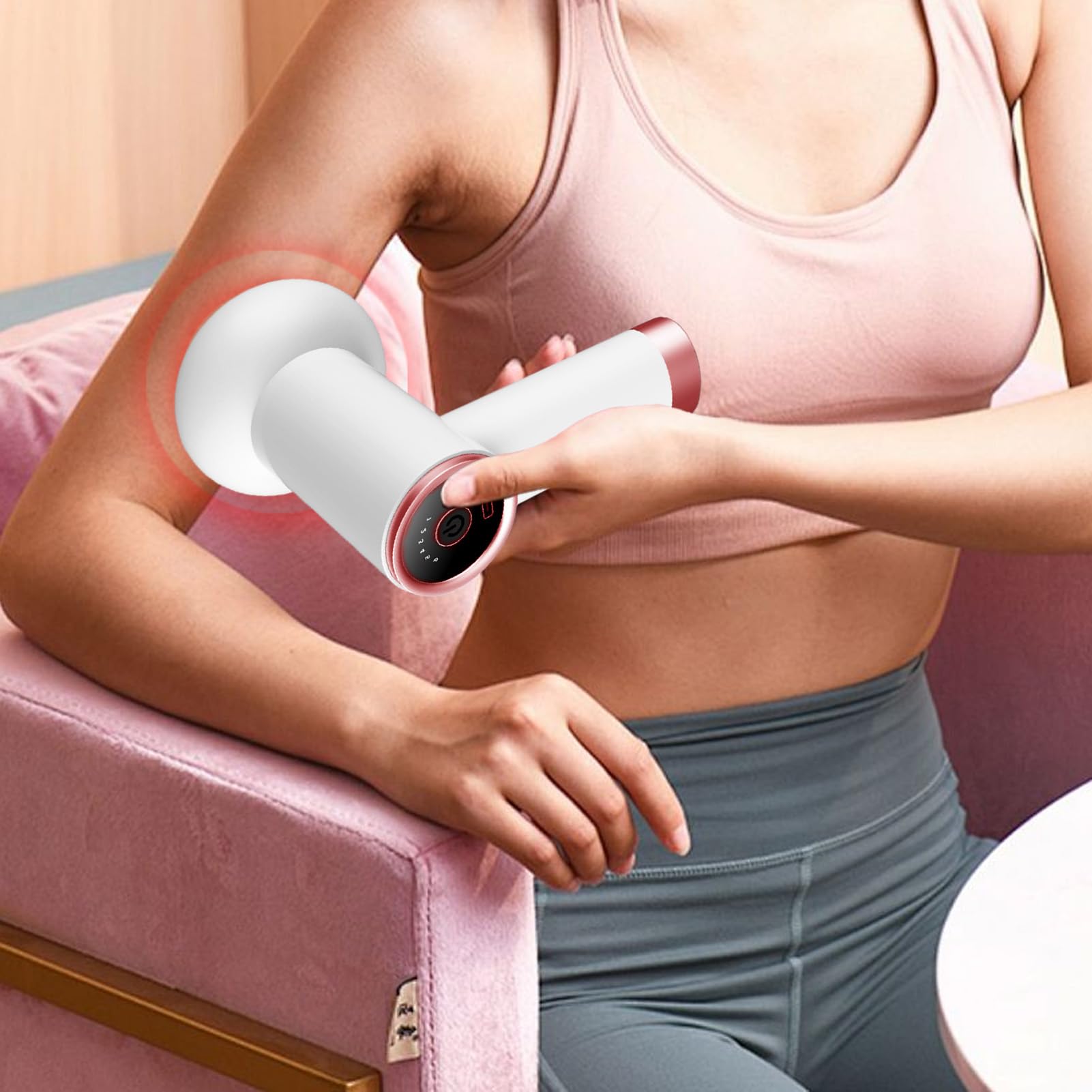 Masajeador Anticelulítico Masajeador Reductor De Celulitis | Rodillo Eléctrico Modelador con 5 Cabezales para Masajes en Abdomen, Espalda, Muslos y Piernas