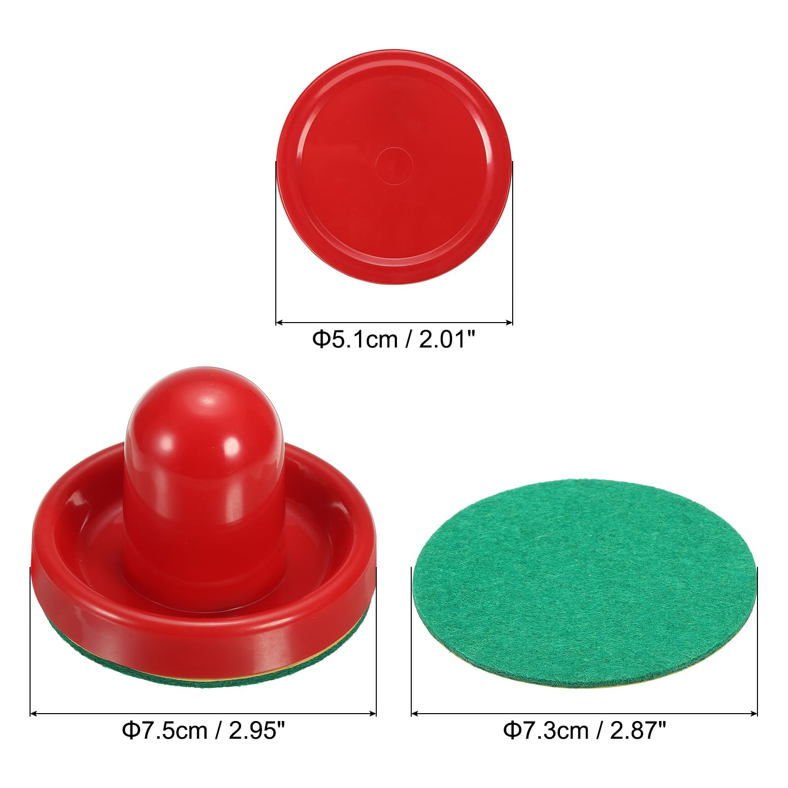 PATIKIL 75mm Air Hockey Pushers and Air Hockey Pucks - Image 2
