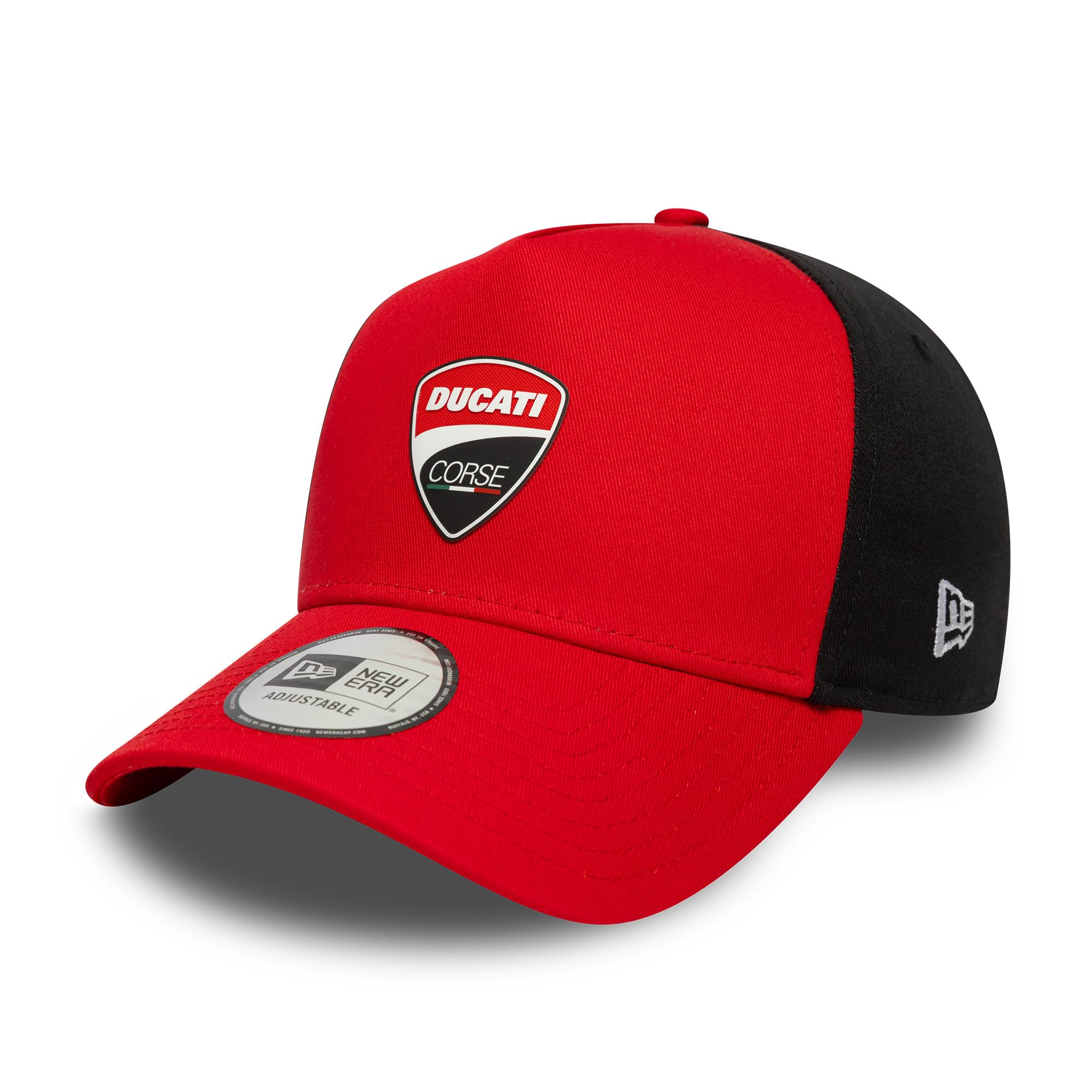 New Era Adult's 9Forty Trucker Ducati Motor Trucker Baseball Cap Hat Red
