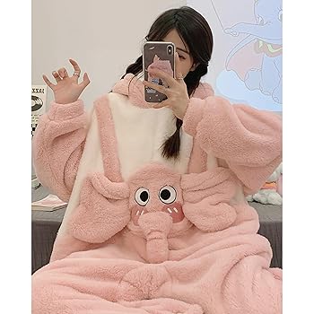 Amazon | [YEMOCILE] 着る毛布 着ぐるみ ルームウェア 象