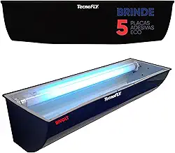 Armadilha Luminosa Adesiva Pega E Mata Mosca Insetos + 5 Refil