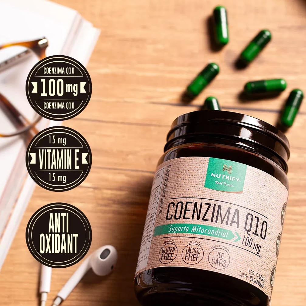 Kit 2 Coenzima Q10 + Vitamina E Nutrify 60 Cápsulas em promoção! Veja a oferta e mais achadinhos de Vitaminas & Suplementos 5 Hoje é o melhor dia para comprar Kit 2 Coenzima Q10 + Vitamina E Nutrify 60 Cápsulas com aquele preço maroto! Promoção! Aproveite a oferta! 5