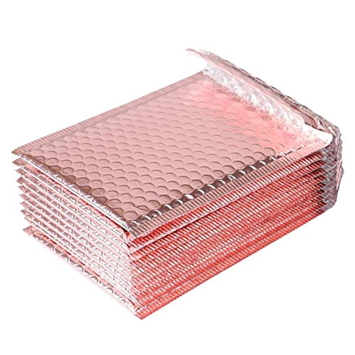 Haishell 20 Pack Bubble Padded Envelopes Metallic Poly Bubble Mailers Mailing Envelope Bags Waterproof Courier Padded Bubble Wrap Envelopes Bag for Shipping/Packaging/Mailing(5.1X7.9inch)