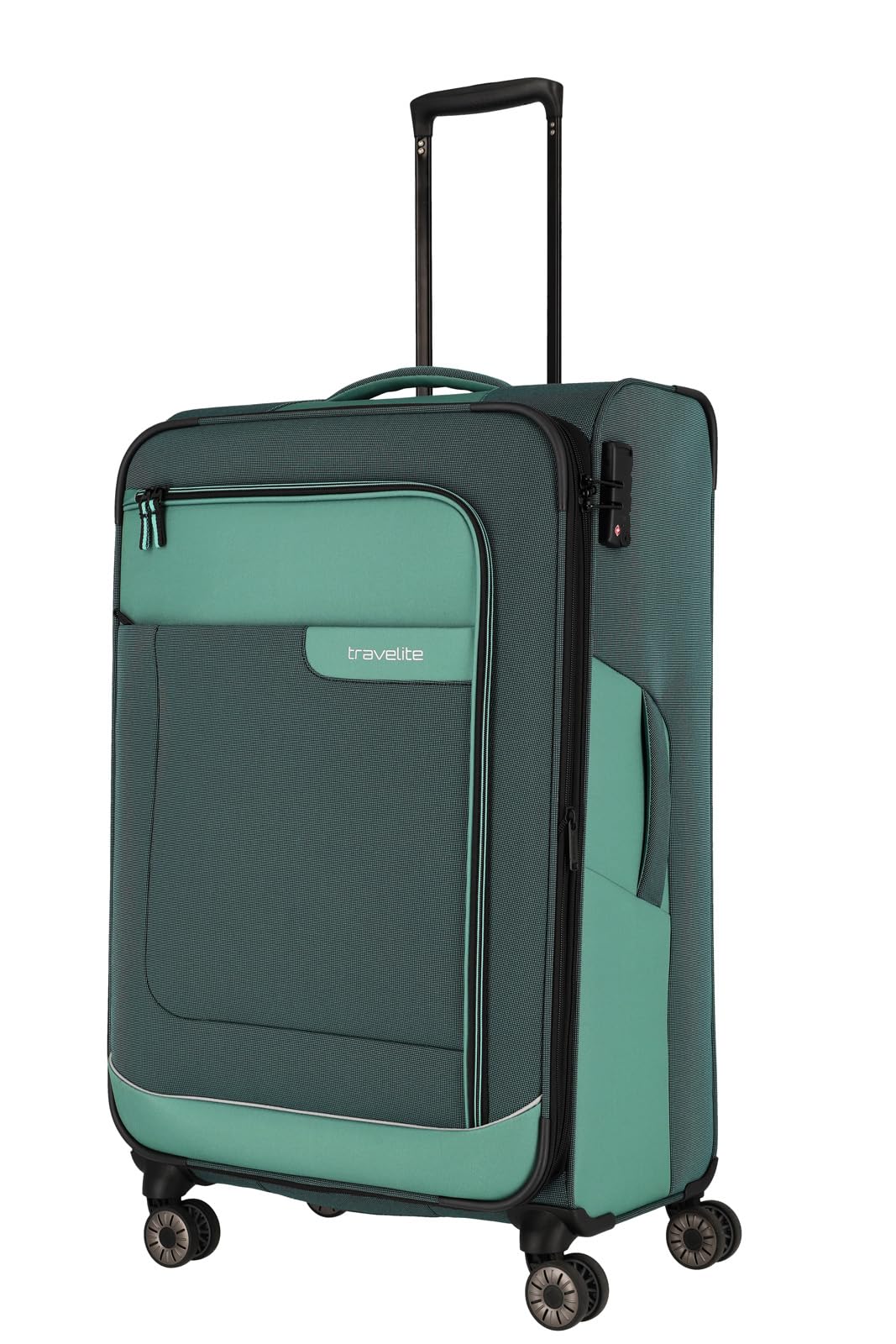 Travelite Unisex Bleu Suitcase Viia Trolley L Ext.