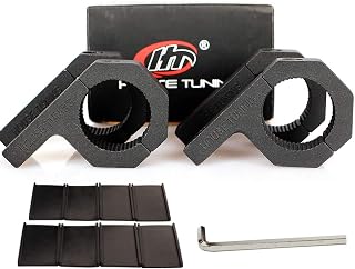 Tube Clamps 4pcs 1.5 inch Mounting Bracket,Roof Roll Bar Cage Holder Bar Clamp 1 1/2" for Work HID LED Light Bar (1.5"- Clamp Mount kit)