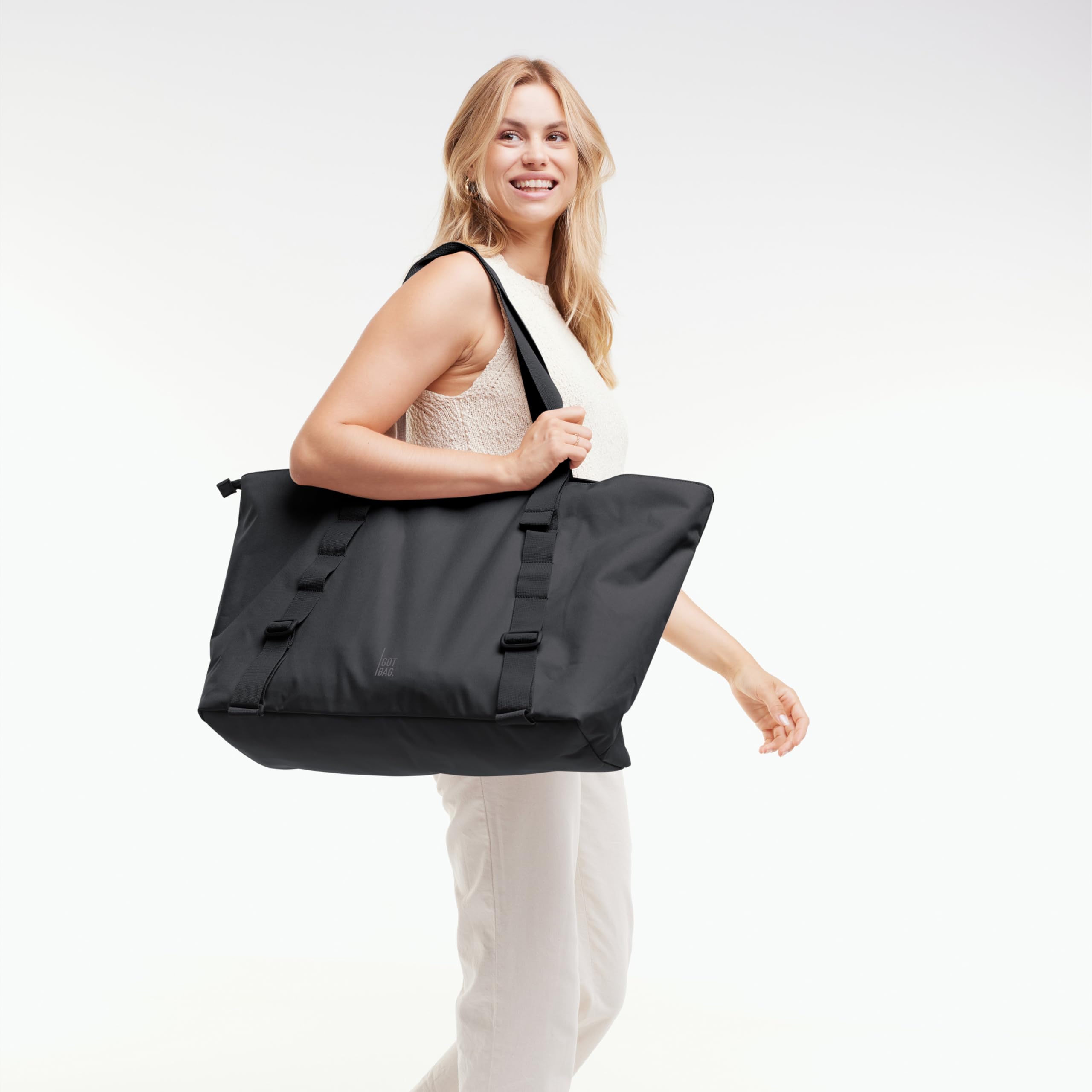 GOT BAG Tote Bag | Bolso de Hombro con Compartimento para Portátil | Bolso Shopper Versátil y Repelente al Agua para Trabajo y Universidad