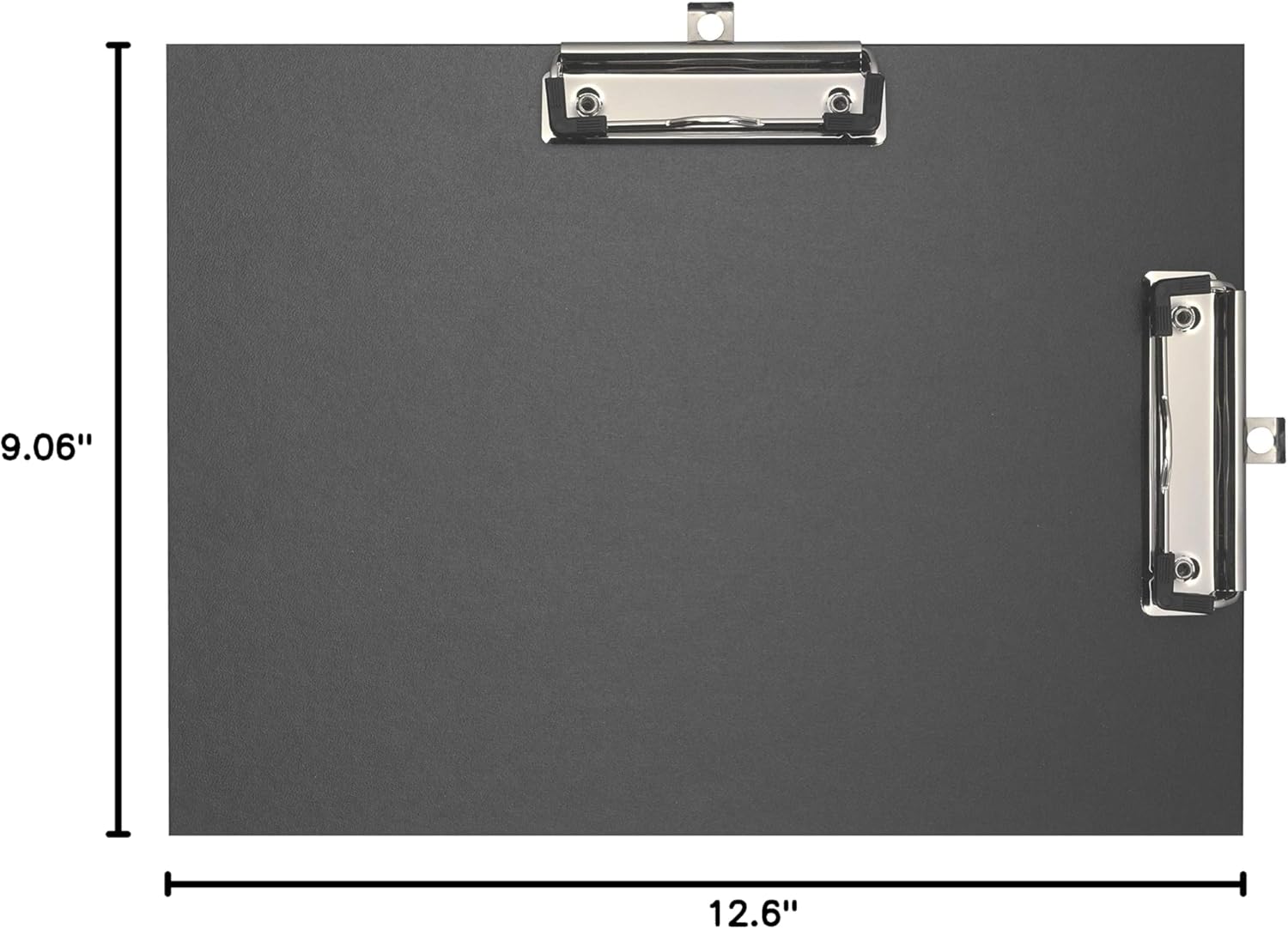 Exacompta Balacron A4 Double Clipboard - Black