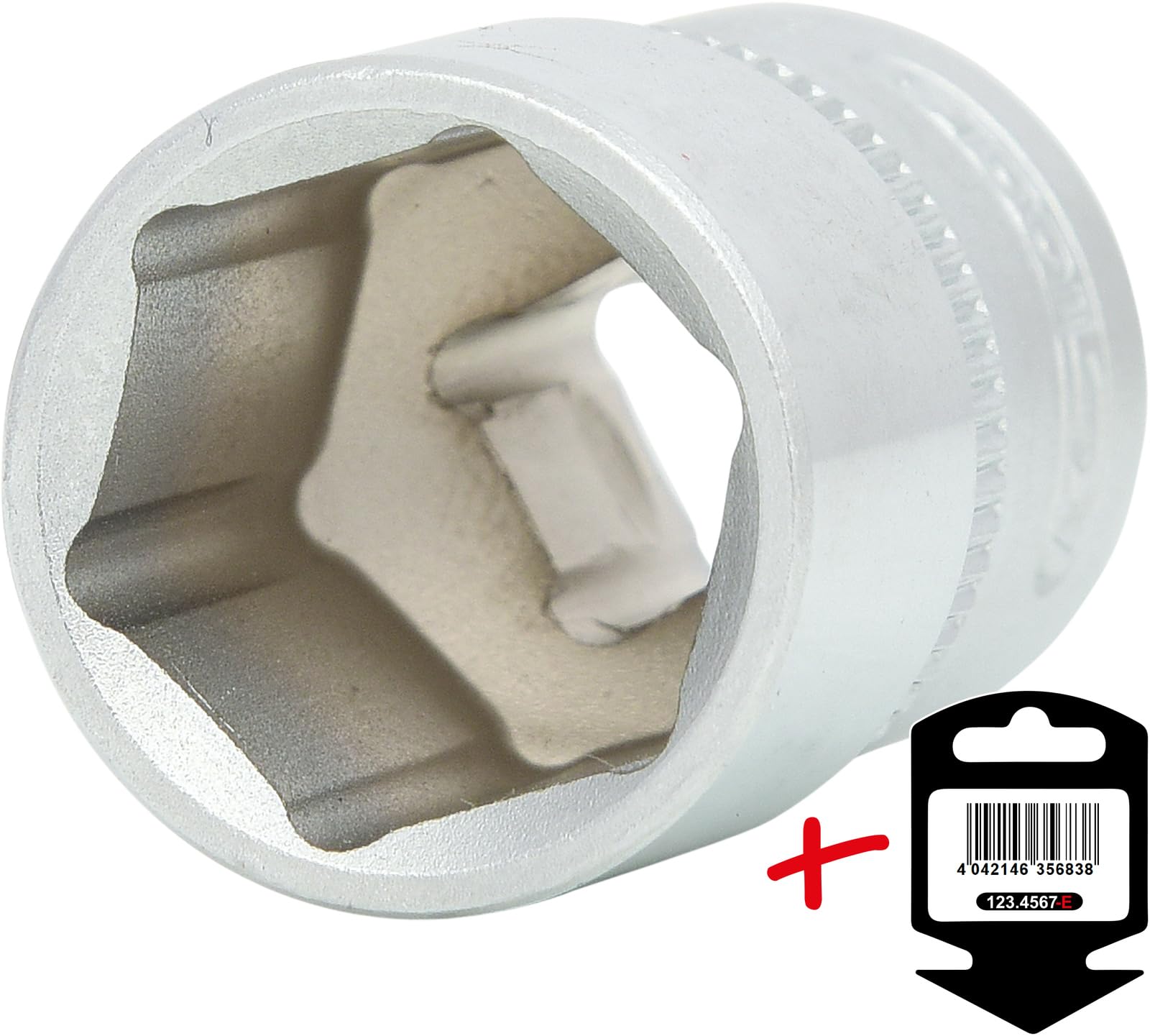KS Tools 917.1413-E 1/4 Hexagonal Socket, 13 mm, Clear - Image 2