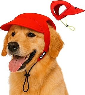 Dog-O-Bow Baseball Cap for Dogs | Stylish, Comfortable Cap (Small)