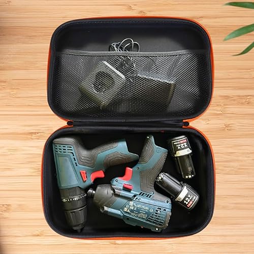 Miniatura 6 de Yaogohua - Bolsa de herramientas para herramientas, mochila de tela Oxford, estuche de almacenamiento para taladro eléctrico, conveniente para