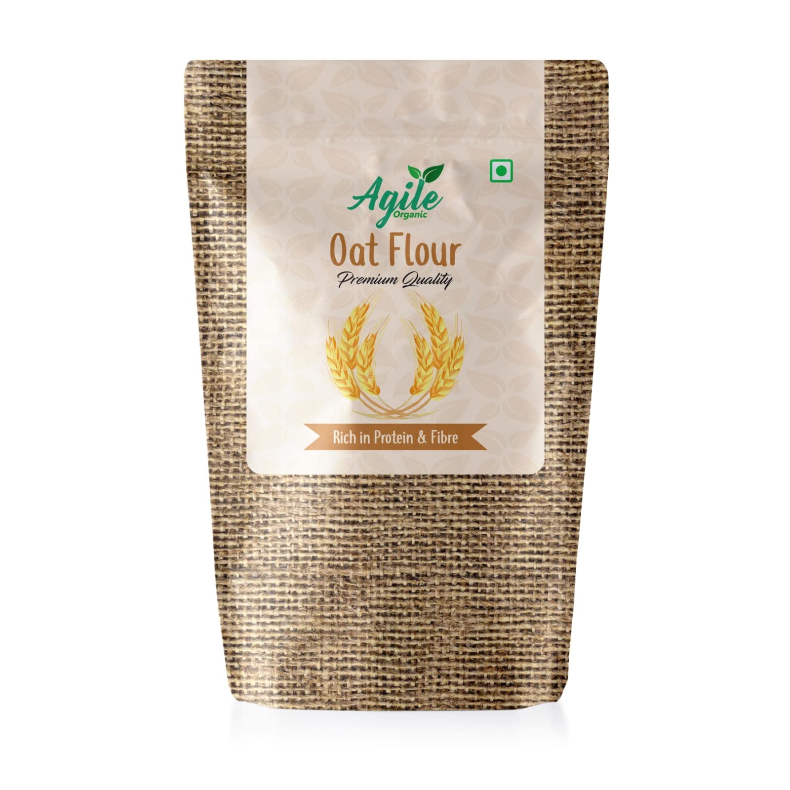 Agile Organic Fine Oats Flour, 1kg | Oats Atta | Gluten Free Flour/Atta (B07KC8CFHM) Amazon Price History, Amazon Price Tracker