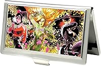 Vista 14 de Buckle-Down Tarjetero BATMAN ARKHAM ASYLUM Joker Pose Plata Cepillada - Pequeño