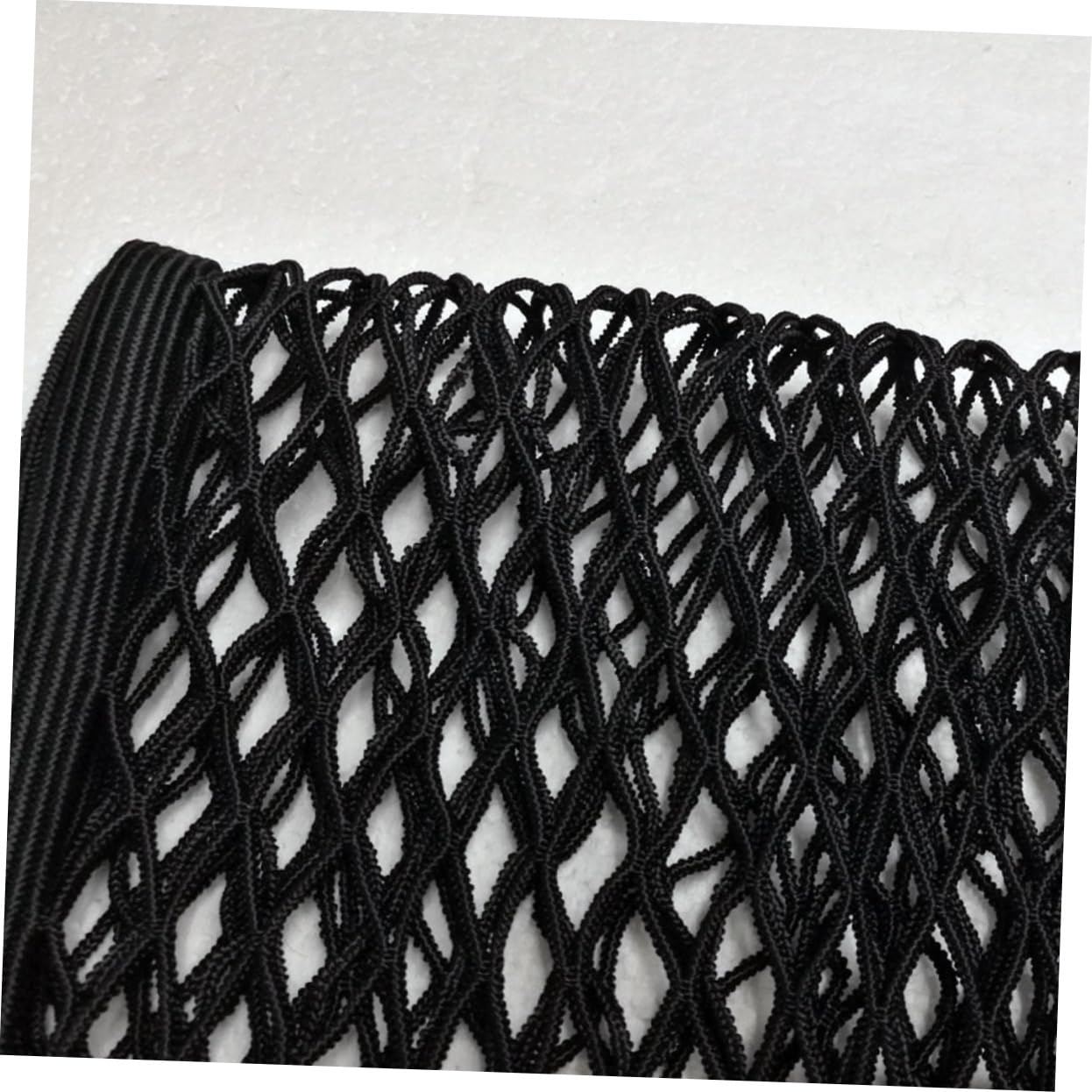 GLEAVI Rete Elastica Portabagagli Doppio Strato 100x80 Cm Nera | 4 Ganci Autobloccanti, Tessuto e Plastica, per Suv e Vano Posteriore, Fissaggio del Carico