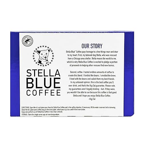 Miniatura 9 de Stella Blue Cápsulas de café de una sola porción Electric Ave - tostado oscuro 12 unidades café 100 arábica procedente de América Central