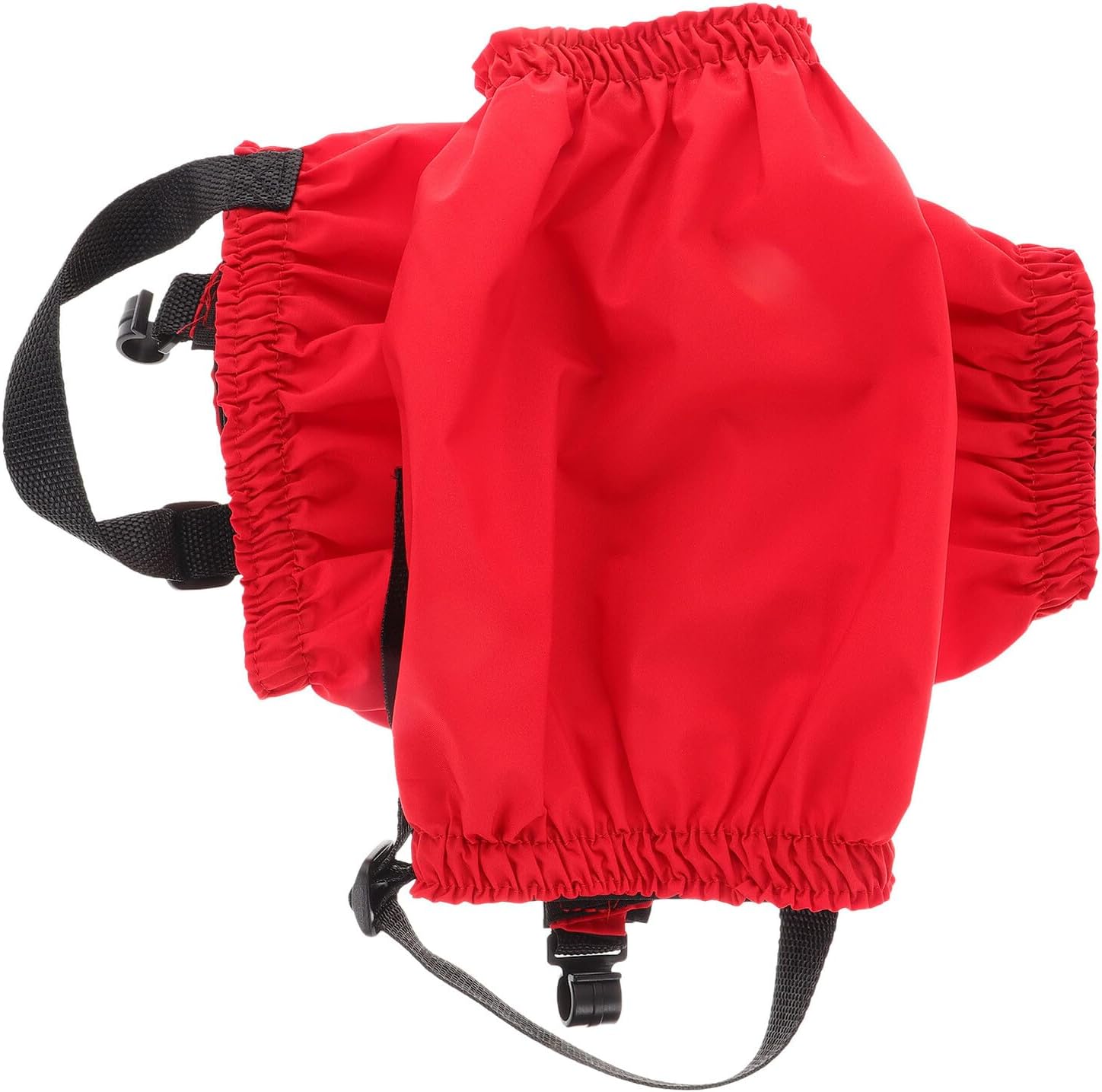 PRETYZOOM Waterproof Breathable Outdoor Short Leg Gaiters with Sand Protection, Adjustable Hiking Shoe Covers for Men and Women, Red Trail Leg Guards for Snow, Mud, and Hiking