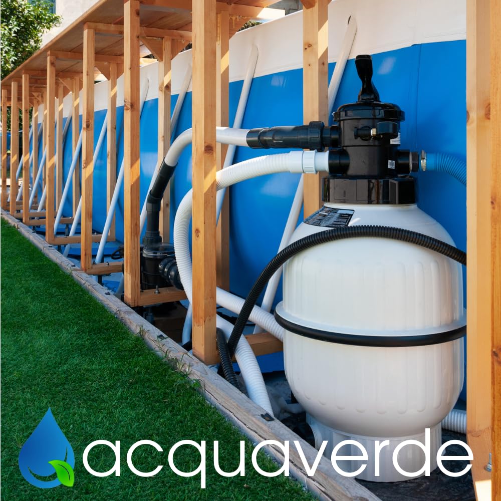 acquaverde AURUM | Sale Granulare Marino Puro al 99,9% per Piscina - 50 kg, Idoneo per Sistemi di Elettrolisi e per Purificare l'acqua delle Piscine - Qualità Premium MADE IN ITALY