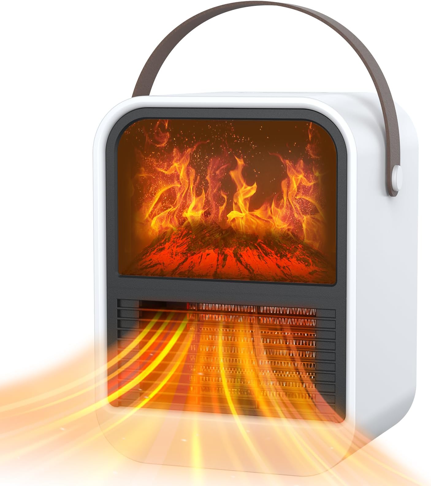 Electric Fireplace Heater, Fireplace Space Heater for