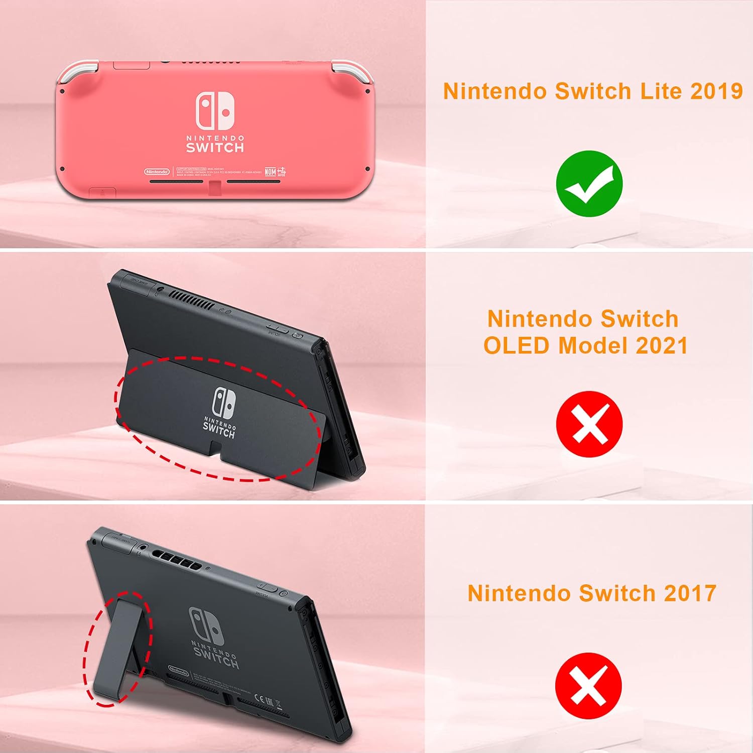 FINTIE Carrying Case for Nintendo Switch Lite 2019, [Shockproof] Hard Shell Protective Cover Travel Bag with Game Card & Micro SD Card Slots for Switch Lite Console & Accessories, Dreamy Marble - Image 2