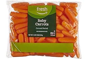 Amazon Fresh Brand, Cut And Peeled Baby Carrots