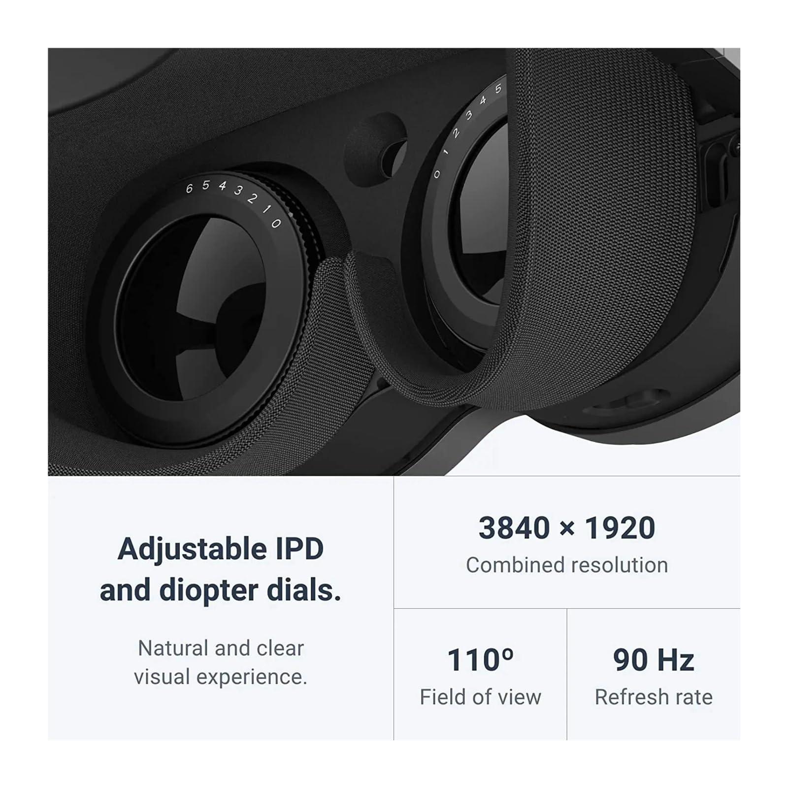 2025 Compatible con HTC Vive XR Elite Set VR Glasses, Gafas Todo en uno, Dispositivo Inteligente for Realidad Virtual, películas y Juegos con Mando.