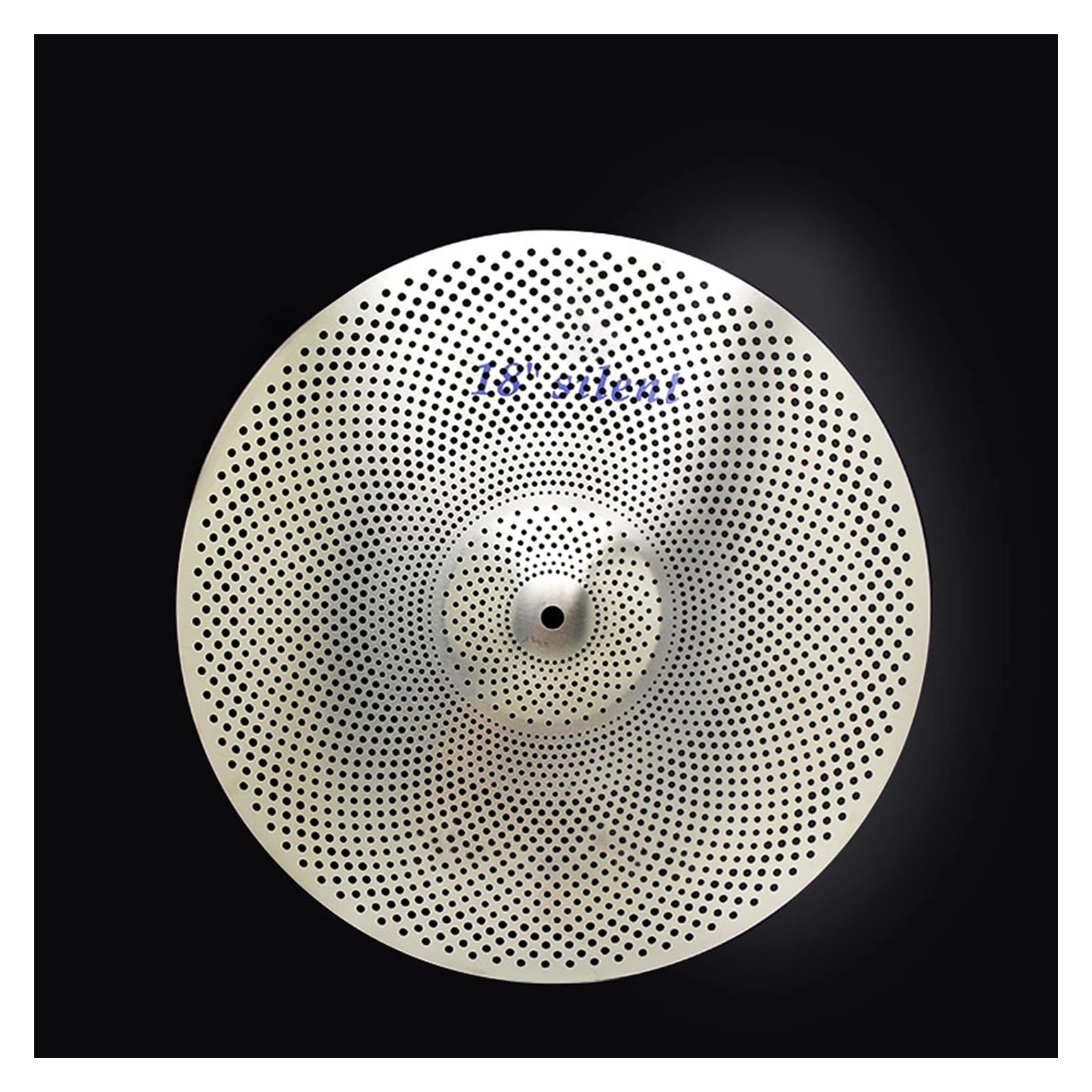 Tambour Cymbale Cymbale Muette Argentée 18'' Crash Cymbale