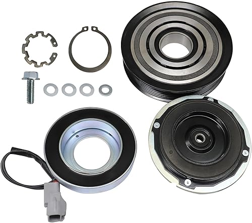 Miniatura 7 de Kit de reparación del conjunto del embrague del compresor de CA compatible con Dodge Ram 1500 5.7L 2014 2015 2016 2017 2018# AIG380-CL 68140664AC
